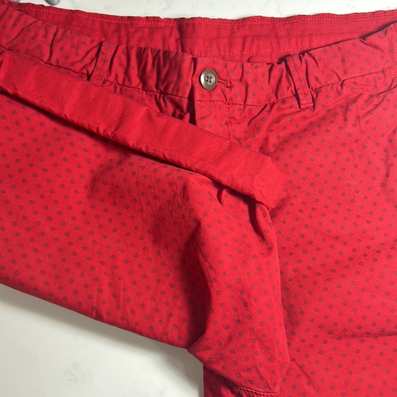 Uniqlo Chino Shorts | Red Polka Dot | Men’s Size XL (Waist 36–39) | Like New - Picture 6 of 7